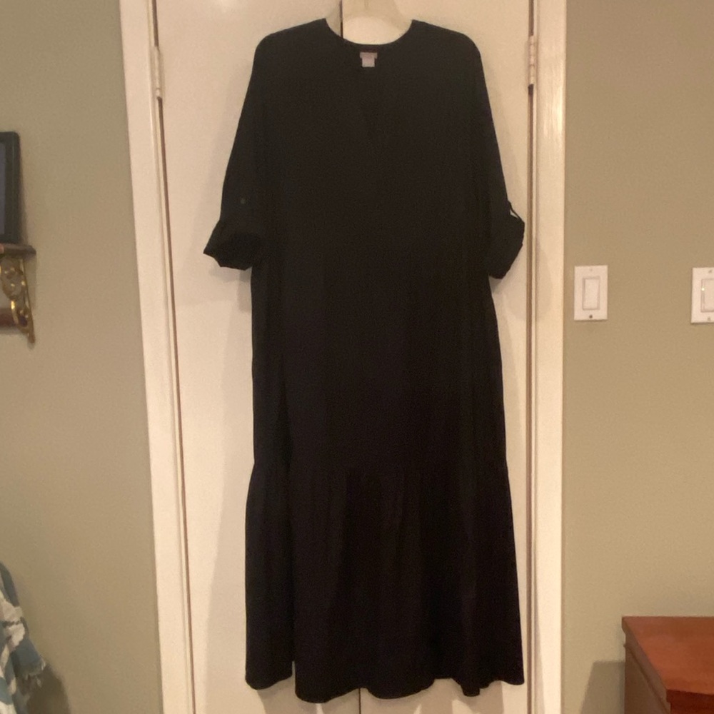 Chico’s Maxi dress w/pockets Size 3